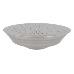Pomme de douche Ø 100 mm sans galerie, laiton chromé, raccord G 1/2, débit 12,6 l/min