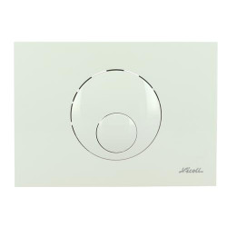 389-plaque 2v 146x205 b.ronds blanche