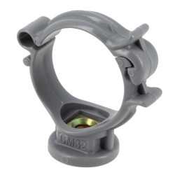 Collier monobloc en polypropylène, insert métallique, clipsage manuel