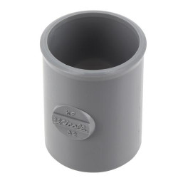 Coulisse, femelle-femelle, à coller, en PVC