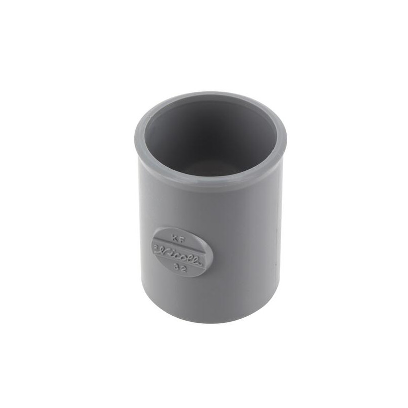 Coulisse, femelle-femelle, à coller, en PVC