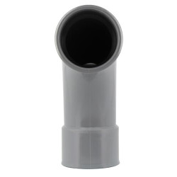 Coude double parallèle en PVC 87°30, femelle-femelle