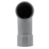 Coude double parallèle en PVC 87°30, femelle-femelle