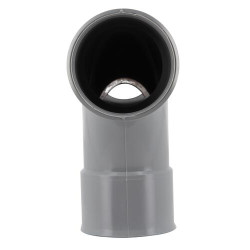 Coude double parallèle en PVC 87°30, femelle-femelle
