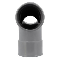 Coude double parallèle en PVC 87°30, femelle-femelle