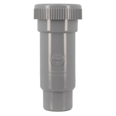 Manchon de dilatation, Ø 40 mm, mâle, gris, en PVC