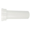 Manchon droit d’évacuation, Ø 90 mm, longueur 300 mm, joint 85/107, blanc