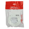 Ensemble joint-bague pour pipe de WC, PVC blanc, sorties Ø DM 85/107