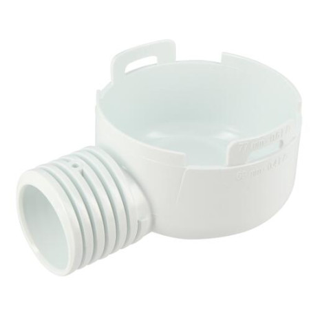 Adaptateur siphonnette, sortie horizontale, Ø 40/50