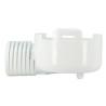 Adaptateur siphonnette, sortie horizontale, Ø 40/50
