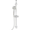 Barre de douche à fixation réglable avec douchette 1 jet et flexible - UDEN