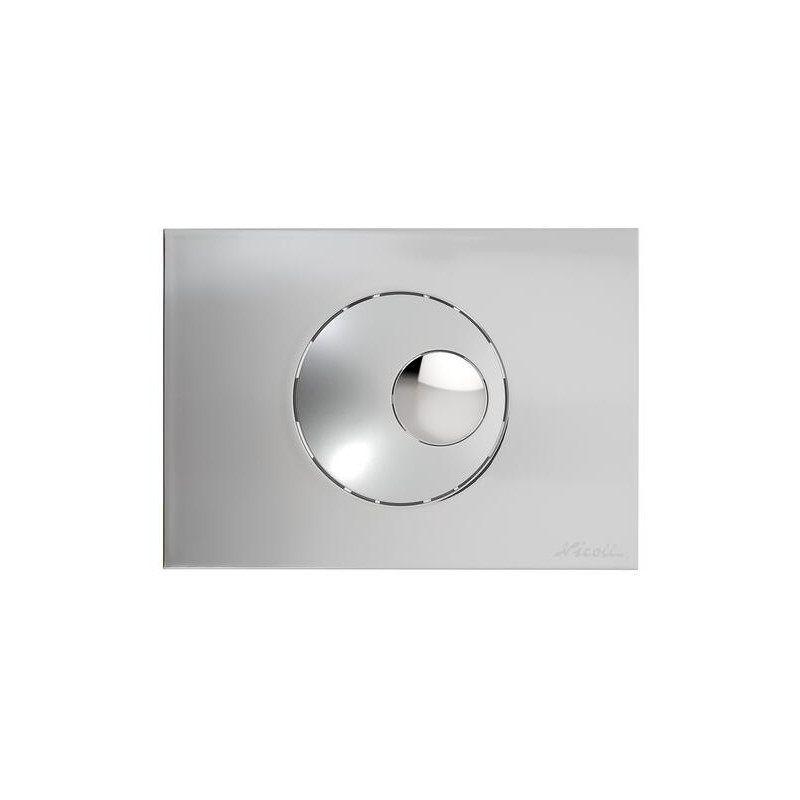 BOUTONS RONDS Plaque de commande Chromé mat