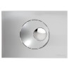 BOUTONS RONDS Plaque de commande Chromé mat