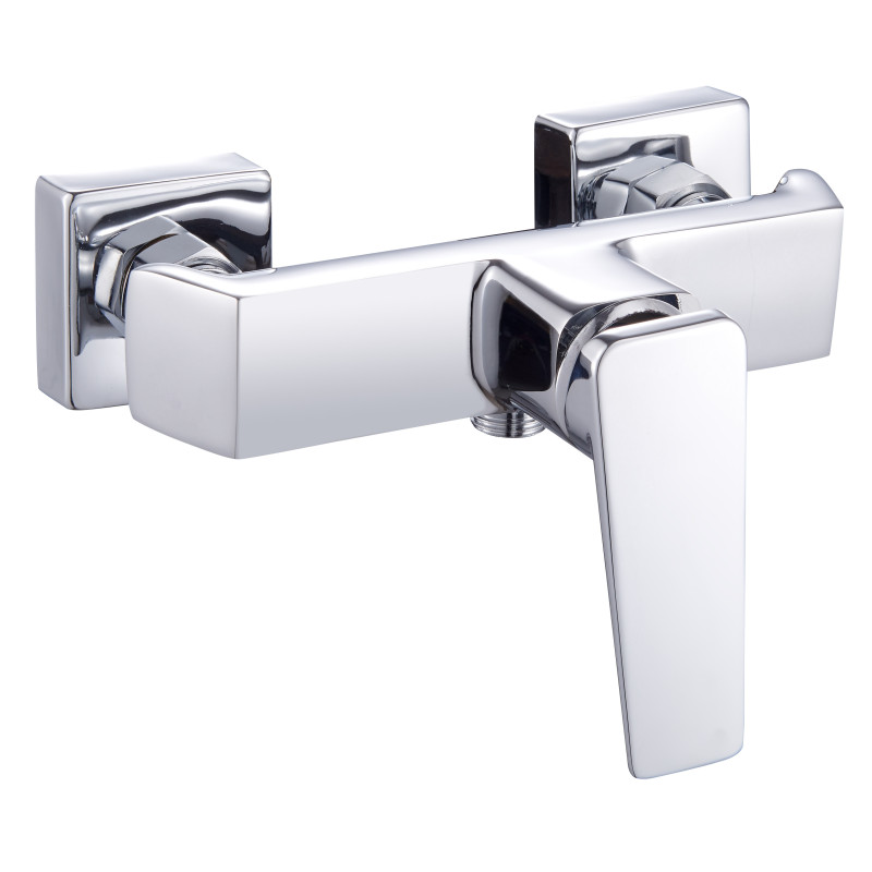 Mitigeur de douche AMANZI chromé - poignée verticale