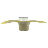 Siphon pour carré s/vert.cadre+gr. inox + natte