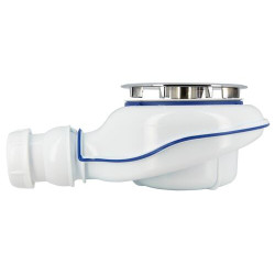 Bonde receveur de douche TURBOFLOW®2, technologie bi-matière, sans capot
