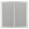 Grille persienne alu gris moustiquaire