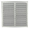 Grille persienne alu gris moustiquaire