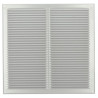 Grille persienne alu gris moustiquaire