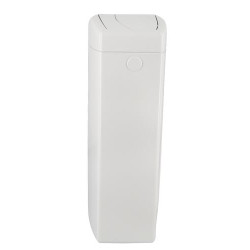 Réservoir de chasse semi-bas blanc, double volume