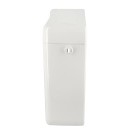 Réservoir de chasse haut blanc, simple volume