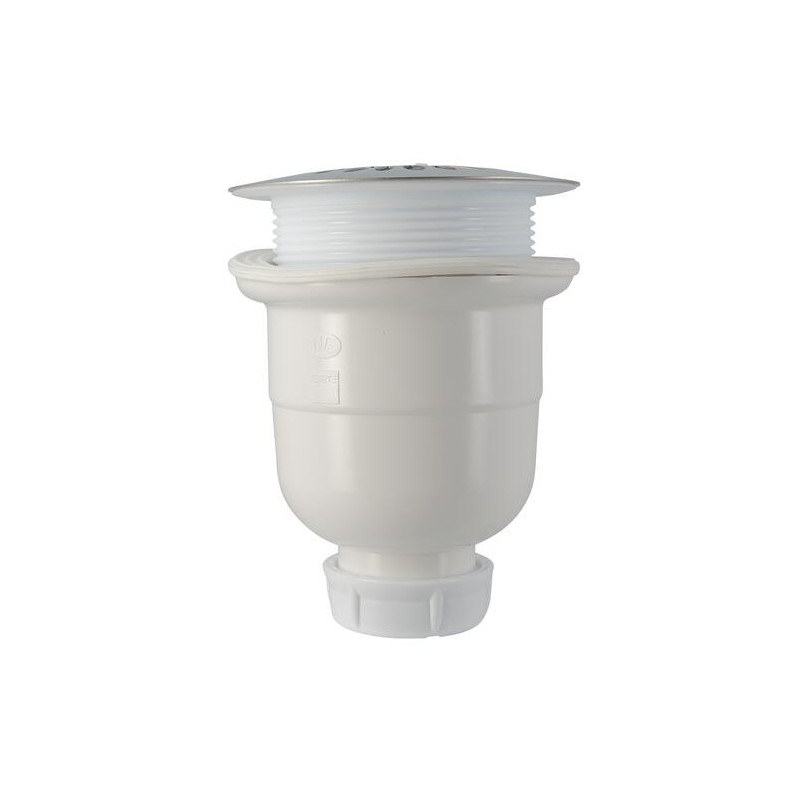 795-bonde douche 90 a grille/1 1/2 vertical