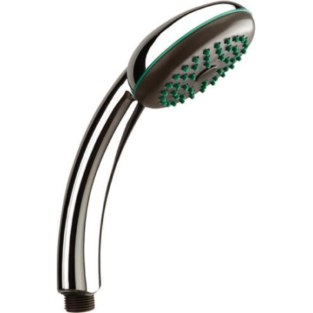 Douchette à main Liner 1 jet pluie anticalcaire, ABS chromé Ø 90 mm, raccord G 1/2