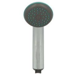 Douchette à main Liner 1 jet pluie anticalcaire, ABS chromé Ø 90 mm, raccord G 1/2