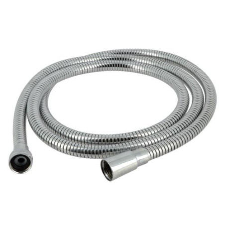 Flexible de douche extensible Doublefix 1,60 à 2 m, laiton chromé double agrafage, anti-torsion