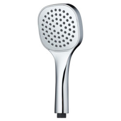 Douchette carrée chromée 1 jet en ABS - 100x100 mm - UDEN