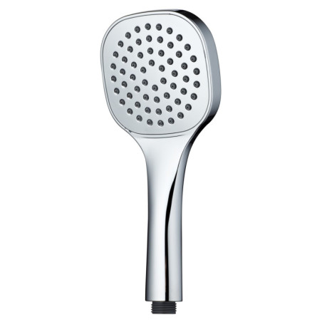 Douchette carrée chromée 1 jet en ABS - 100x100 mm - UDEN