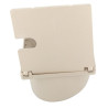 Bouche d'arrosage carrée sable avec vanne 1/4 tour mâle-femelle 3/4''