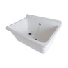 Bac a laver pour fixation murale blanc