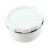 Tampon de visite, mâle-femelle, blanc, en PVC