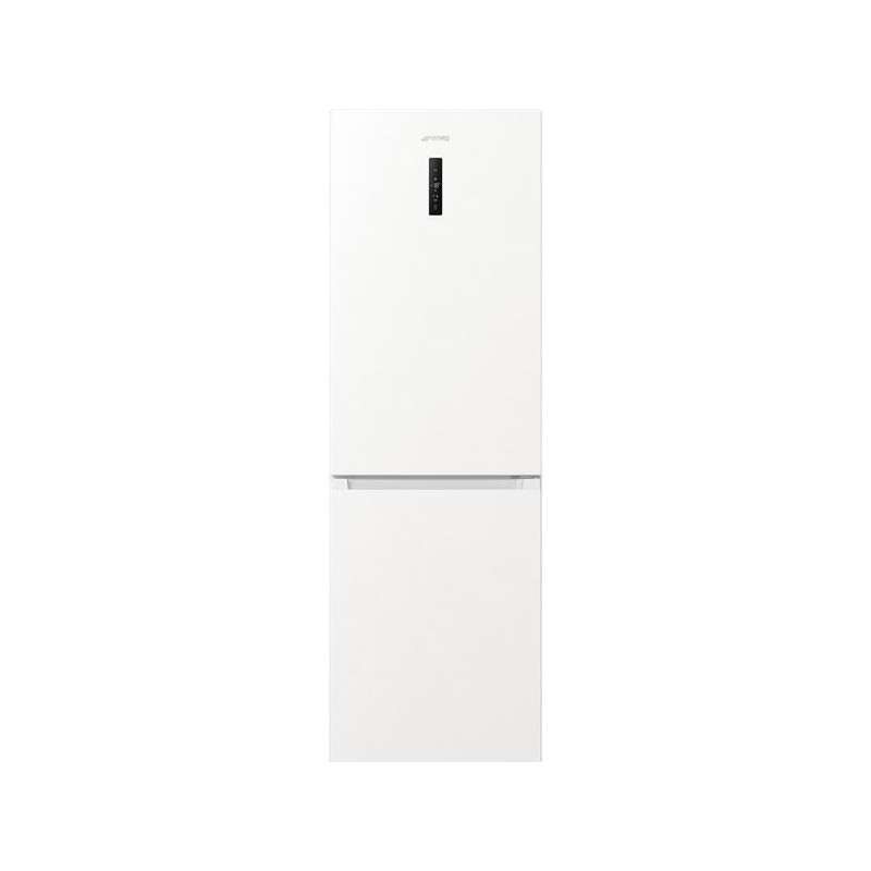 SMEG Combiné, 185 cm, Blanc, Froid ventilé total *