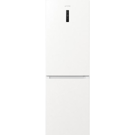 SMEG Combiné, 185 cm, Blanc, Froid ventilé total *