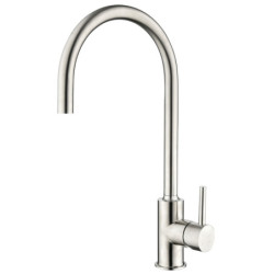 Mitigeur haut pour évier, KOME inox massif