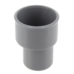 Manchette de réparation, mâle-femelle, à coller, gris, en PVC