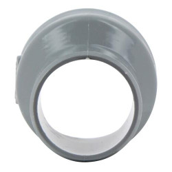 Manchette de réparation, mâle-femelle, à coller, gris, en PVC