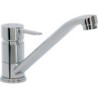 Mitigeur pour évier, chromé, bec standard, norme NF, cartouche céramique Ø35 mm - VODA