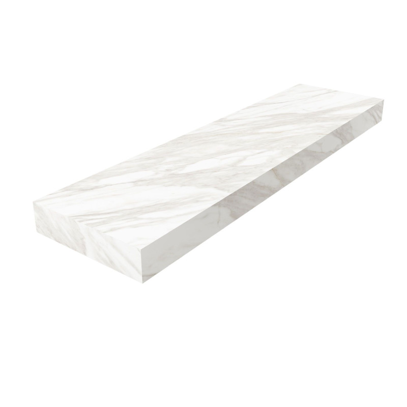 Profondeur 42 cm · Marbre Blanc