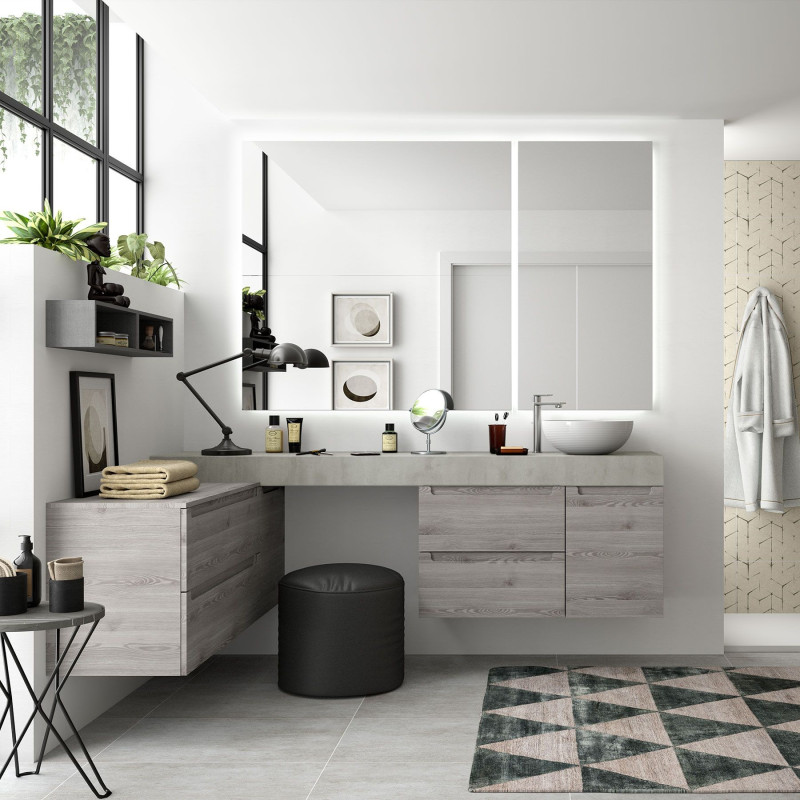 Plan de toilette COMPAKT - sur mesure, 6 finitions