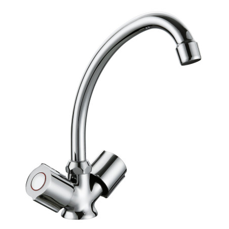 Mélangeur pour lavabo AKVO - NF chromé - vidage clic-clac ABS NF