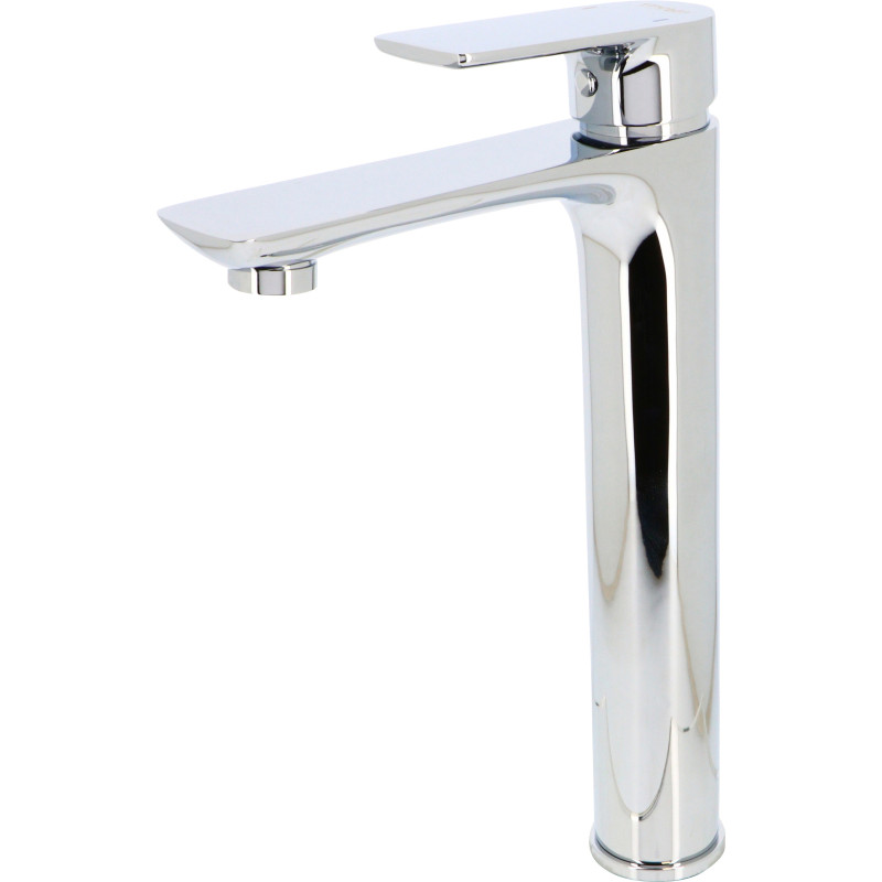 Mitigeur haut pour lavabo DILO chromé - vidage clic-clac ABS NF