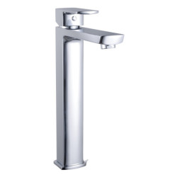 Mitigeur haut pour lavabo DOUR chromé - vidage clic-clac laiton