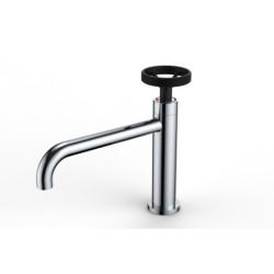 Mitigeur type industriel pour lavabo HANUM chromé - sans vidage