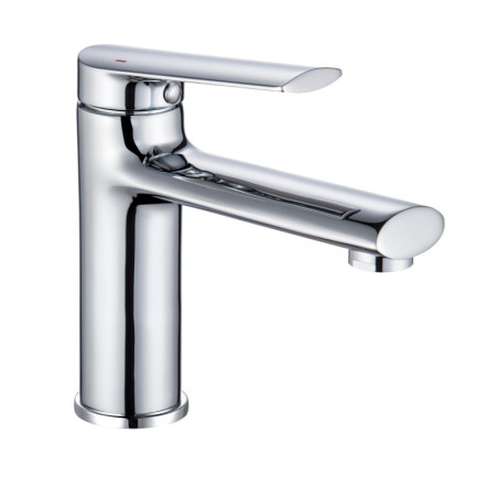 Mitigeur medium pour lavabo MAYA chromé - vidage clic-clac ABS coupelle métal a