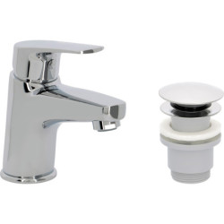Mitigeur pour lavabo MADI - NF C3 chromé - vidage clic-clac ABS NF