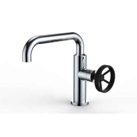 Mitigeur type industriel pour lavabo VATURA chromé - sans vidage