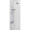 Système de douche mécanique, pomme de douche de 207mm ABS, douchette 3 jets - MIZU